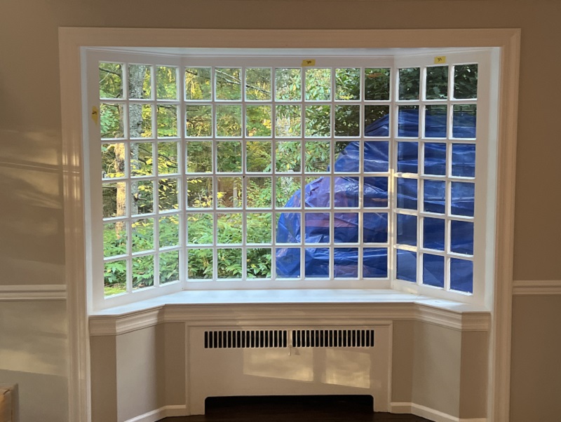 Custom bay window replacement
